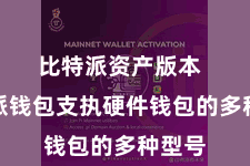 比特派资产版本  比特派钱包支执硬件钱包的多种型号
