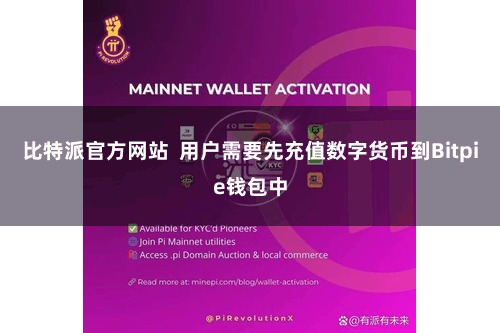 比特派官方网站  用户需要先充值数字货币到Bitpie钱包中