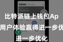 比特派链上钱包App  用户体验赢得进一步优化