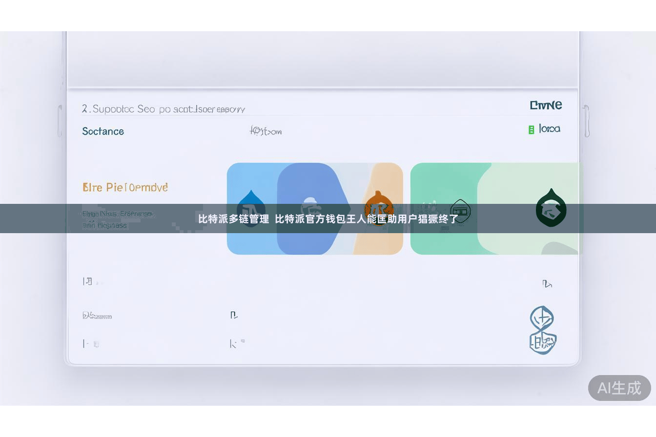 比特派多链管理  比特派官方钱包王人能匡助用户猖獗终了