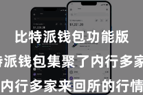 比特派钱包功能版  比特派钱包集聚了内行多家来回所的行情数据